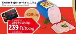 PRIVÁT Krasno Bojtár sonka ajánlat
