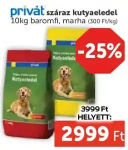 PRIVÁT Privát száraz kutyaeledel ajánlat