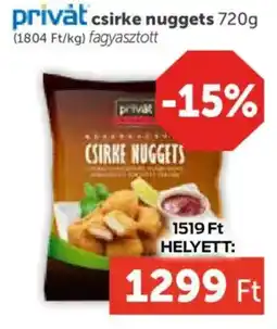 PRIVÁT Privát csirke nuggets ajánlat