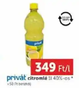 PRIVÁT Privát citromlé ajánlat
