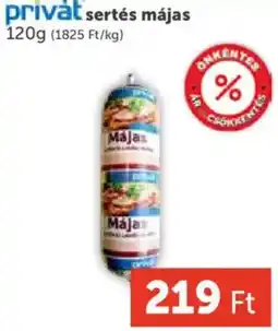 PRIVÁT Privȧt sertés májas ajánlat