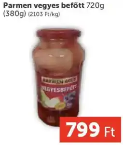 PRIVÁT Parmen vegyes befőtt ajánlat