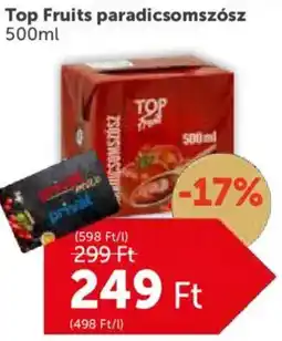PRIVÁT Top Fruits paradicsomszósz ajánlat