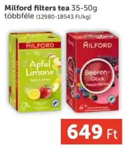 PRIVÁT Milford filters tea ajánlat