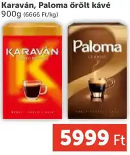 PRIVÁT Karaván, Paloma őrölt kávé ajánlat