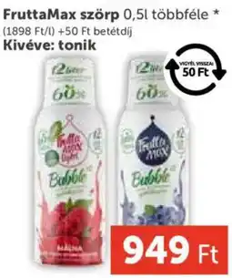 PRIVÁT FruttaMax szörp ajánlat