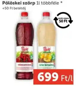 PRIVÁT Pölöskei szörp ajánlat
