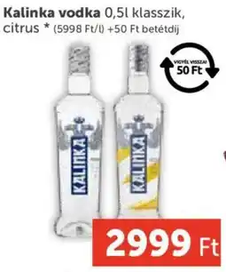 PRIVÁT Kalinka vodka ajánlat