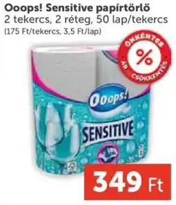 PRIVÁT Ooops! Sensitive papírtörlő ajánlat