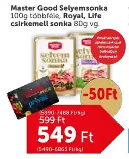 PRIVÁT Master Good Selyemsonka ajánlat