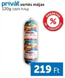 PRIVÁT Privát sertés májas ajánlat
