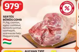 Auchan SERTÉS BŐRÖS COMB ajánlat