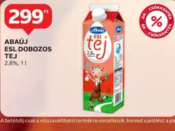 Auchan ABAÚJ ESL DOBOZOS TEJ ajánlat