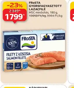 Auchan FROSTA GYORSFAGYASZTOTT LAZACFILÉ ajánlat