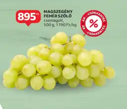 Auchan MAGSZÉGÉNY FEHÉR SZŐLŐ ajánlat