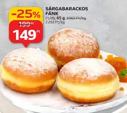 Auchan SÁRGABARACKOS FÁNK ajánlat