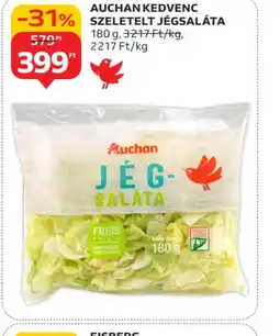 Auchan AUCHAN SZELETELT JÉGSALÁTA ajánlat