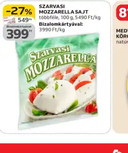 Auchan SZARVASI MOZZARELLA SAJT ajánlat