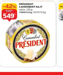 Auchan PRÉSIDENT CAMEMBERT SAJT ajánlat