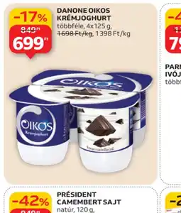 Auchan DANONE OIKOS KRÉMJOGHURT ajánlat