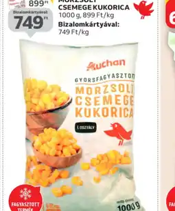 Auchan AUCHAN GYORSFAGYASZTOTT CSEMEGE KUKORICA ajánlat