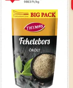 Auchan THYMOS ŐRÖLT FEKETEORS ajánlat