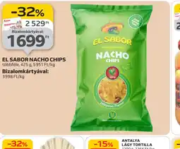 Auchan EL SABOR NACHO CHIPS ajánlat