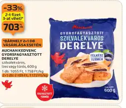 Auchan AUCHAN GYORSFAGYASZTOTT DERELYE ajánlat