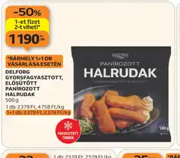 Auchan DELFORG GYORSFAGYASZTOTT HALRUDAK ajánlat