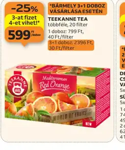 Auchan TEEKANNE TEA ajánlat