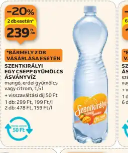 Auchan SZENTKIRÁLYI GYÜMÖLCS ÁSVÁNYVÍZ ajánlat