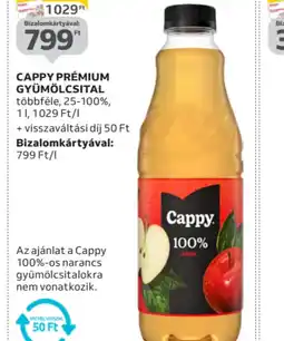 Auchan Cappy PRÉMIUM GYÜMÖLCSITAL ajánlat
