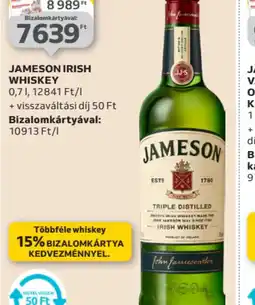Auchan JAMESON IRISH WHISKEY ajánlat