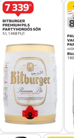 Auchan BITBURGER PREMIUM PILS PARTYHORDS SÖR ajánlat