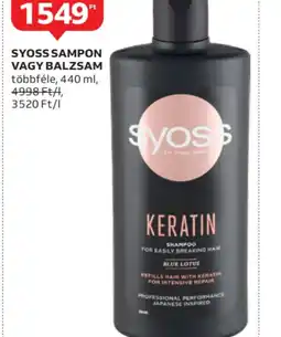Auchan SYOSS SAMPON VAGY BALZSAM ajánlat