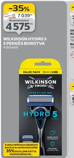 Auchan WILKINSON HYDRO 5 BOROTVA ajánlat