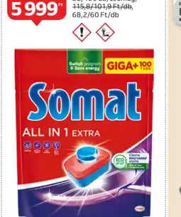 Auchan SOMAT MOSOGATGÉP TABLETTA ajánlat