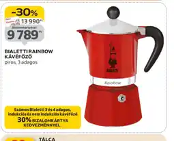 Auchan BIALETTI RAINBOW KÁVÉFŐZŐ ajánlat