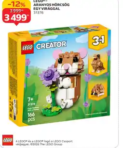 Auchan LEGO ARANYOS HÖRCSÖG ajánlat