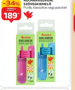 Auchan AUCHAN KEDVENC SZÖVEGKIEMELŐ ajánlat