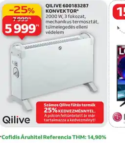 Auchan QILIVE KONVEKTOR ajánlat