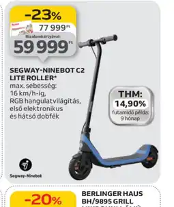 Auchan SEGWAY-NINEBOT C2 LITE ROLLER ajánlat