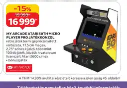 Auchan MY ARCADE ATARI 50TH JÁTÉKKONZOL ajánlat