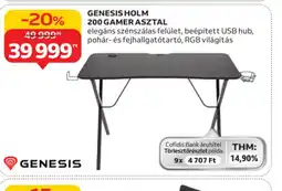 Auchan GENESIS HOLM 200 GAMER ASZTAL ajánlat
