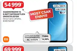 Auchan XIAOMI REDMI 15 ÖKOSTELEFON ajánlat