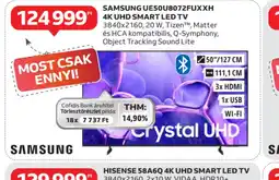 Auchan SAMSUNG 4K UHD SMART LED TV ajánlat