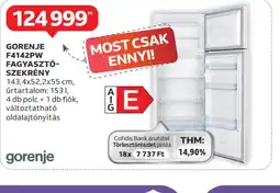 Auchan GORENJE F4142PW FAGYASZTSZEKRÉNY ajánlat