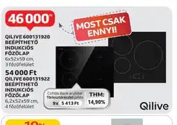 Auchan QILIVE 600131920 Indukcis Főzőlap ajánlat