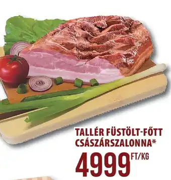 Taller füstölt-főtt császárszalonna