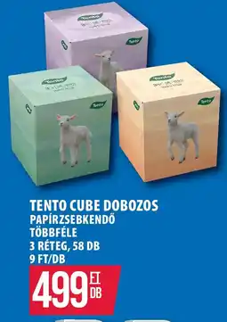 Coop Tento Cube dobozos papírzsebkendő ajánlat